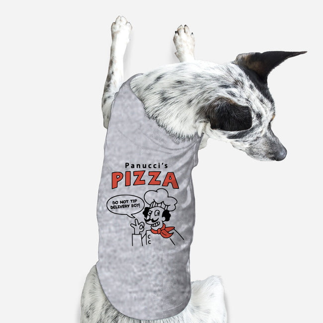Panucci's Pizza-dog basic pet tank-BlackJack-AD