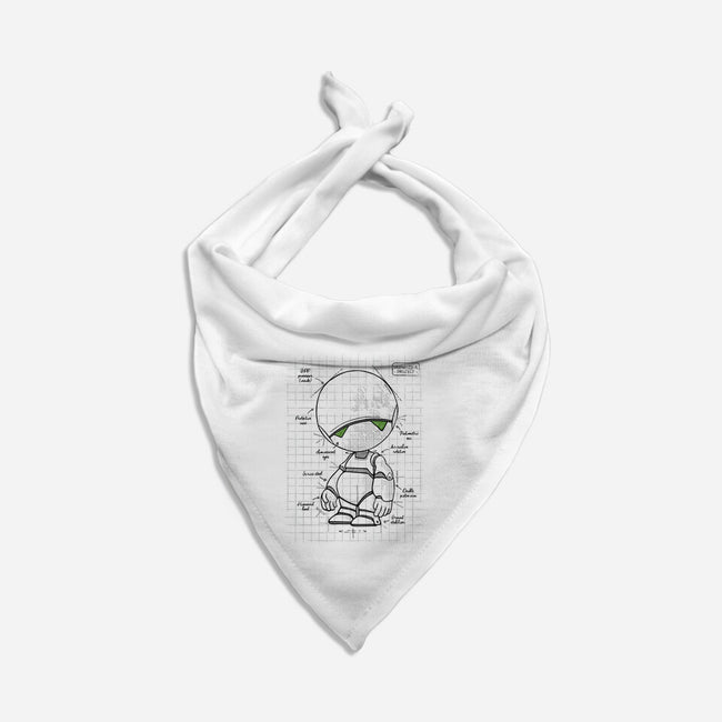 Paranoid Android Project-dog bandana pet collar-ducfrench