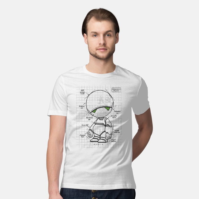 Paranoid Android Project-mens premium tee-ducfrench