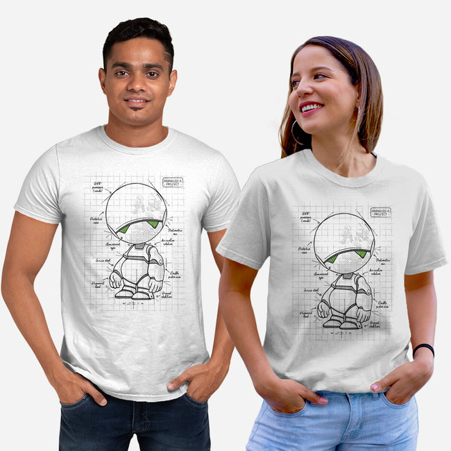 Paranoid Android Project-unisex basic tee-ducfrench