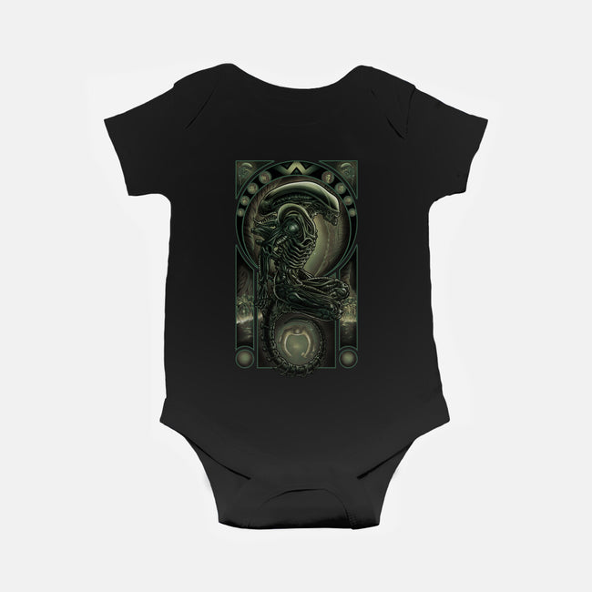 Parasite-baby basic onesie-saqman