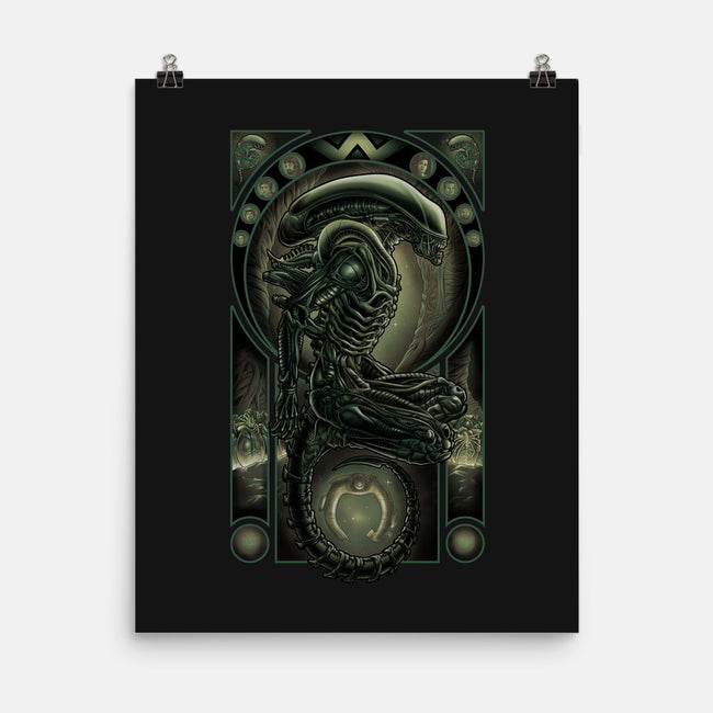 Parasite-none matte poster-saqman