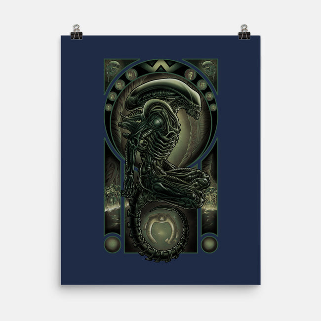 Parasite-none matte poster-saqman
