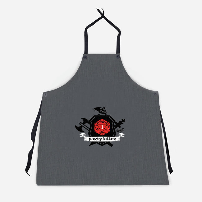 Party Killer-unisex kitchen apron-mysteryof