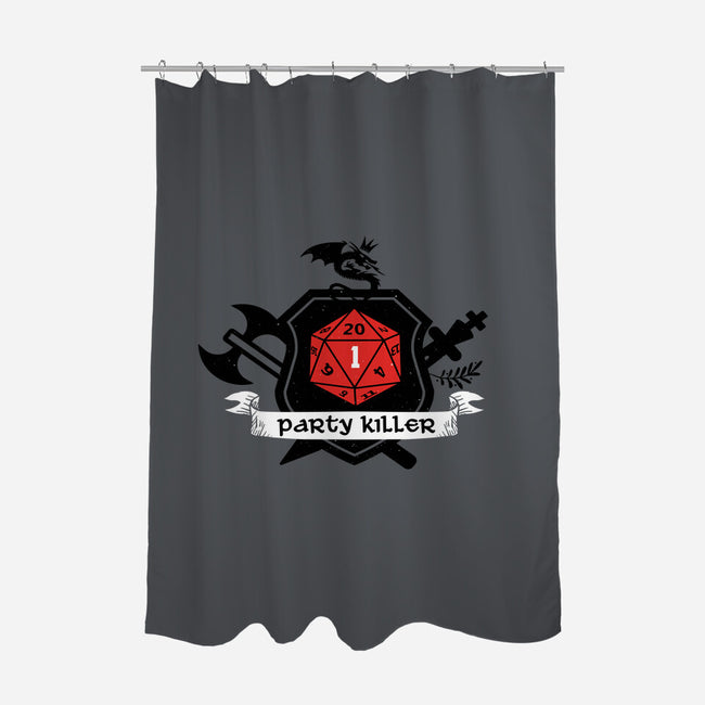 Party Killer-none polyester shower curtain-mysteryof