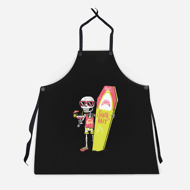 Permanent Vacation-unisex kitchen apron-DinoMike