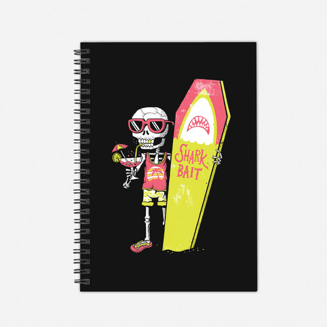 Permanent Vacation-none dot grid notebook-DinoMike