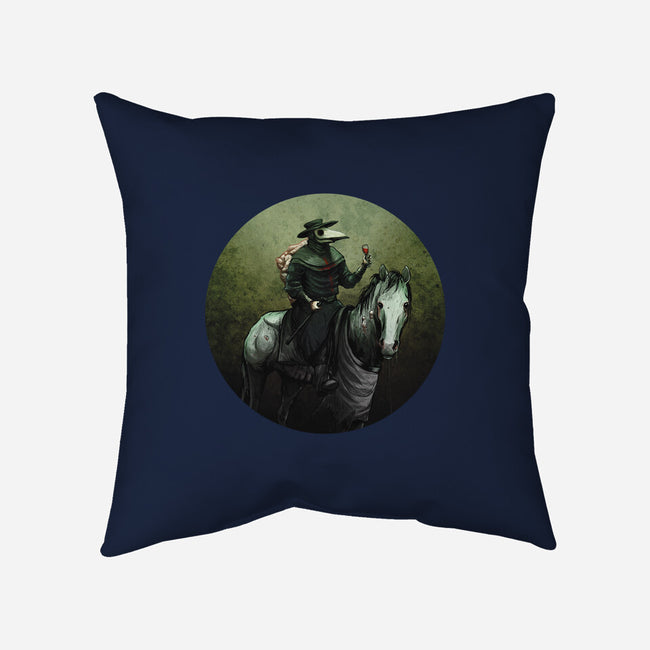 Pestilence-none non-removable cover w insert throw pillow-andyhunt