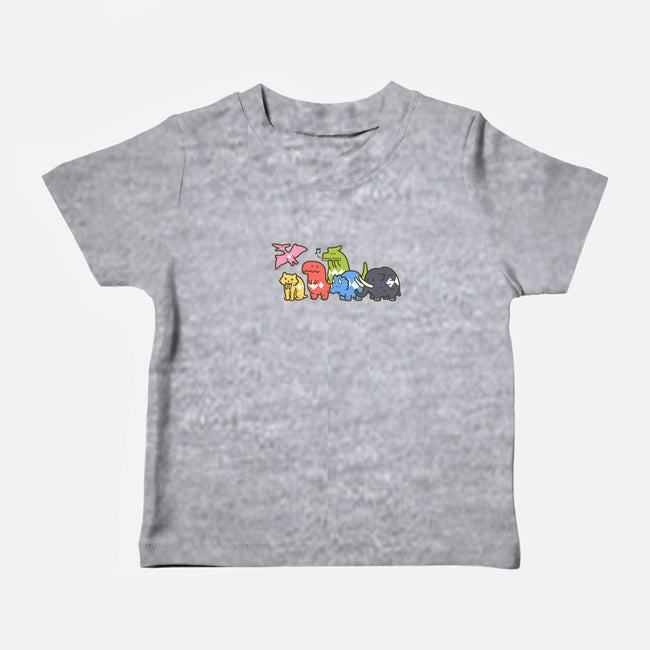 Pet Dinosaurs!-baby basic tee-Oktobear