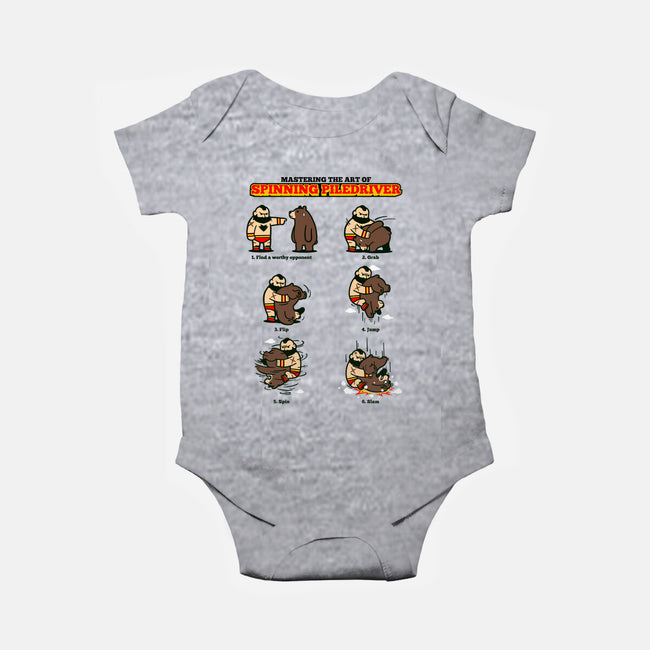 Piledriver Tutorial-baby basic onesie-Oktobear