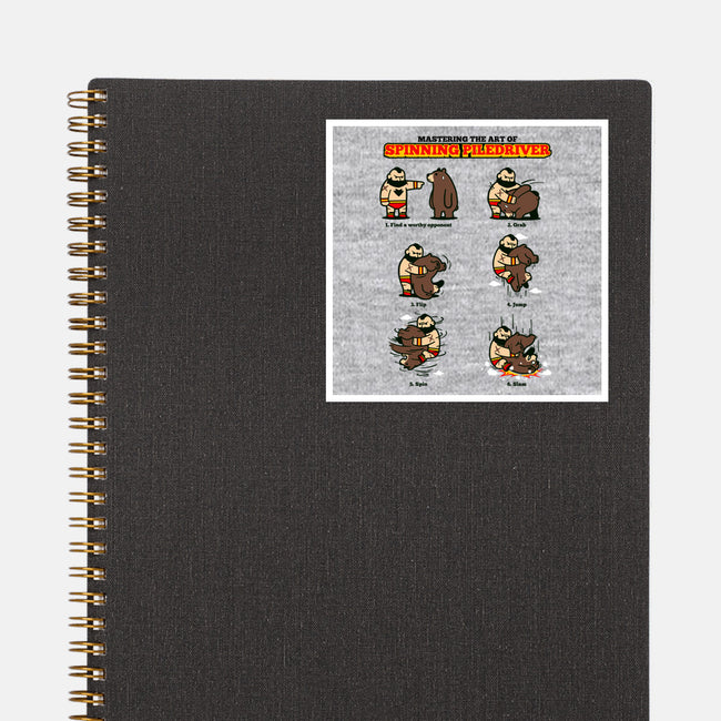 Piledriver Tutorial-none glossy sticker-Oktobear