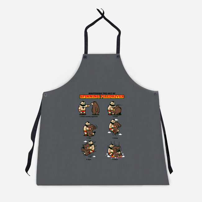Piledriver Tutorial-unisex kitchen apron-Oktobear