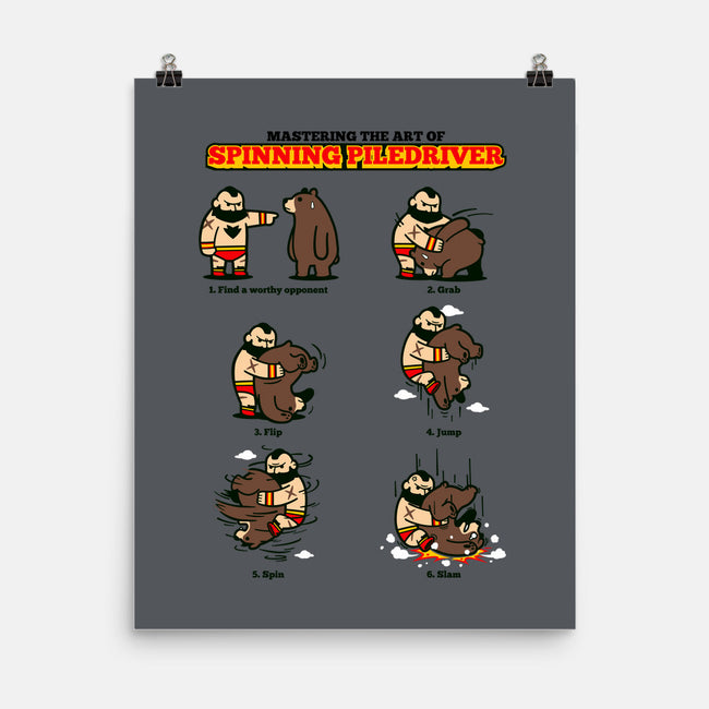 Piledriver Tutorial-none matte poster-Oktobear