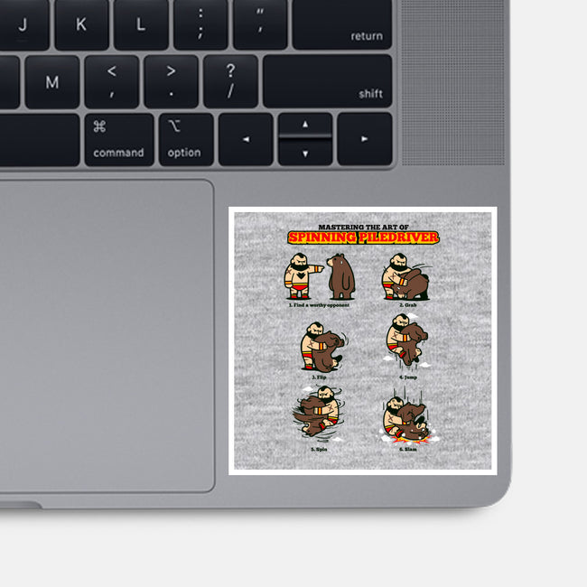 Piledriver Tutorial-none glossy sticker-Oktobear