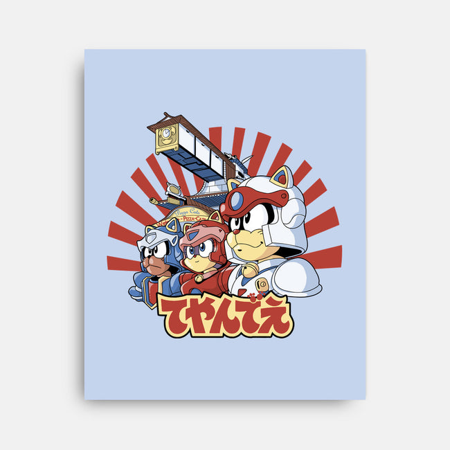 Pizza Is My Middle Name-none stretched canvas-Skullpy