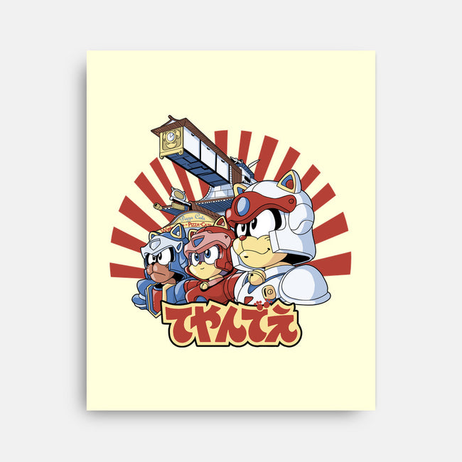 Pizza Is My Middle Name-none stretched canvas-Skullpy