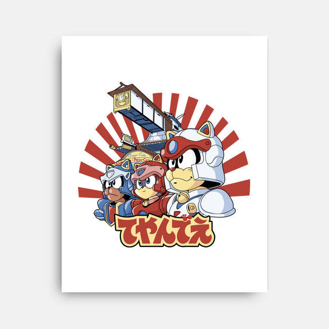 Pizza Is My Middle Name-none stretched canvas-Skullpy