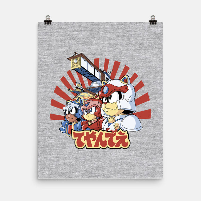 Pizza Is My Middle Name-none matte poster-Skullpy