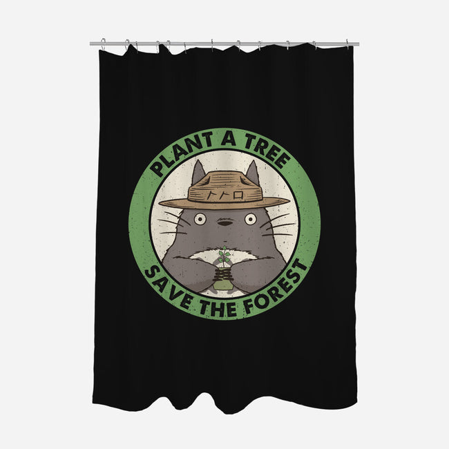 Plant a Tree-none polyester shower curtain-LiRoVi
