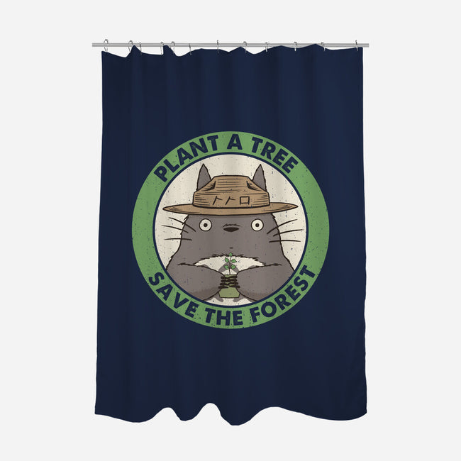 Plant a Tree-none polyester shower curtain-LiRoVi