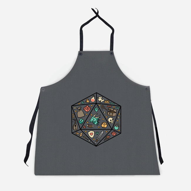 Play The Roll-unisex kitchen apron-Beware_1984