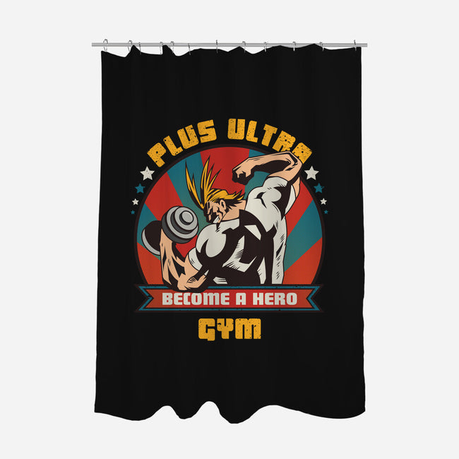 Plus Ultra Gym-none polyester shower curtain-Coconut_Design