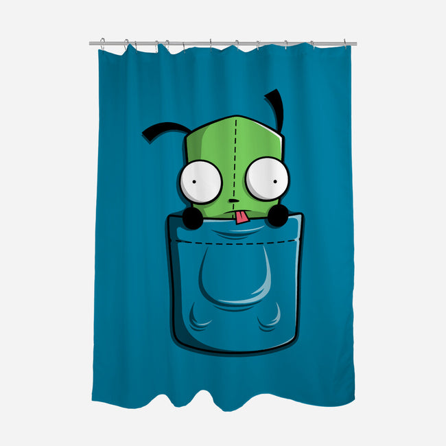 Pocket Spare Parts-none polyester shower curtain-adho1982