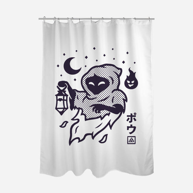 Poe-none polyester shower curtain-Minilla