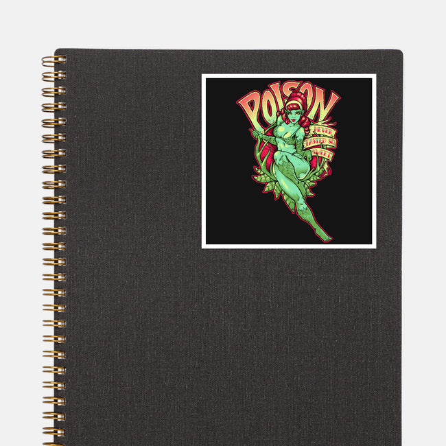 Poison Never Tasted So Sweet-none glossy sticker-CupidsArt