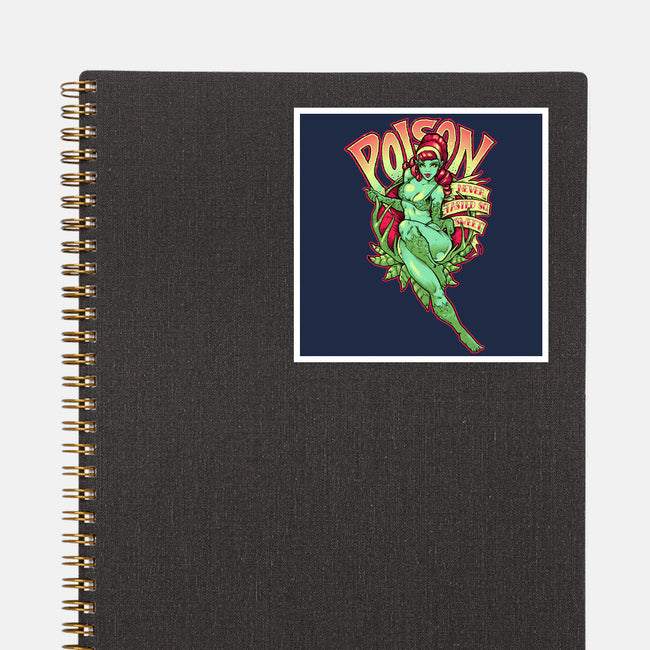 Poison Never Tasted So Sweet-none glossy sticker-CupidsArt