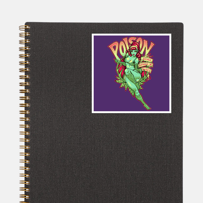 Poison Never Tasted So Sweet-none glossy sticker-CupidsArt