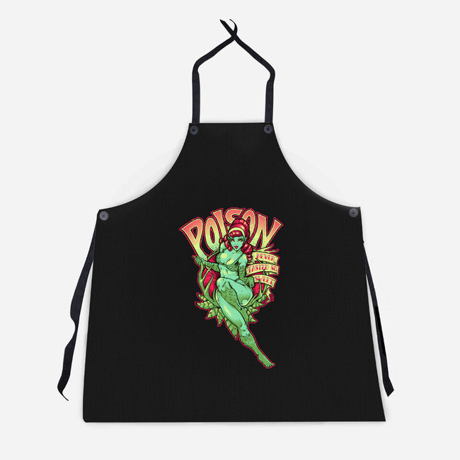 Poison Never Tasted So Sweet-unisex kitchen apron-CupidsArt