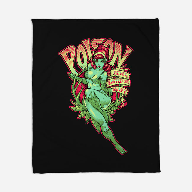 Poison Never Tasted So Sweet-none fleece blanket-CupidsArt