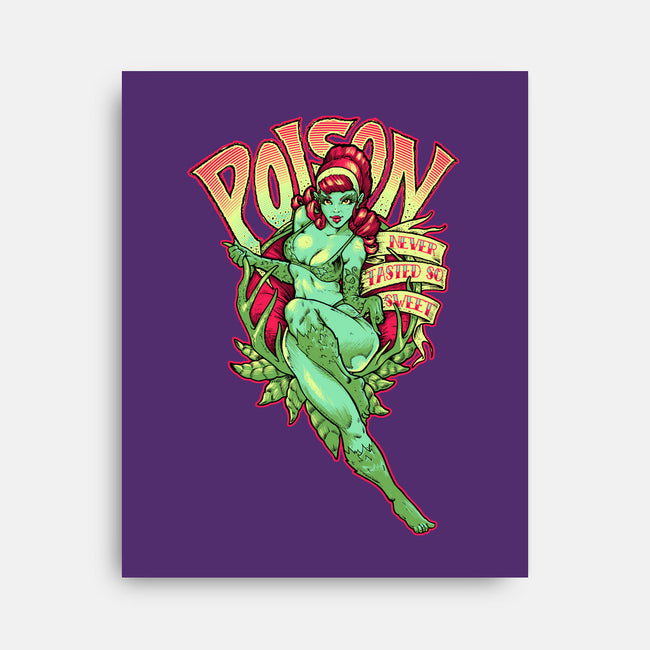 Poison Never Tasted So Sweet-none stretched canvas-CupidsArt