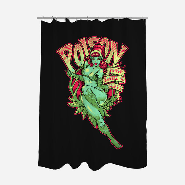 Poison Never Tasted So Sweet-none polyester shower curtain-CupidsArt