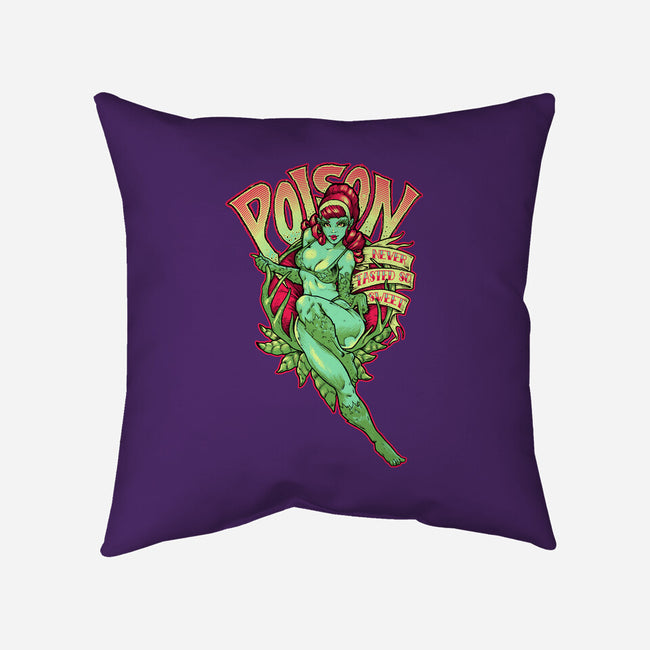 Poison Never Tasted So Sweet-none non-removable cover w insert throw pillow-CupidsArt