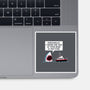 Polite Jaws-none glossy sticker-DinoMike