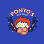 Ponyo's Ham Shack-womens v-neck tee-aflagg