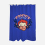 Ponyo's Ham Shack-none polyester shower curtain-aflagg