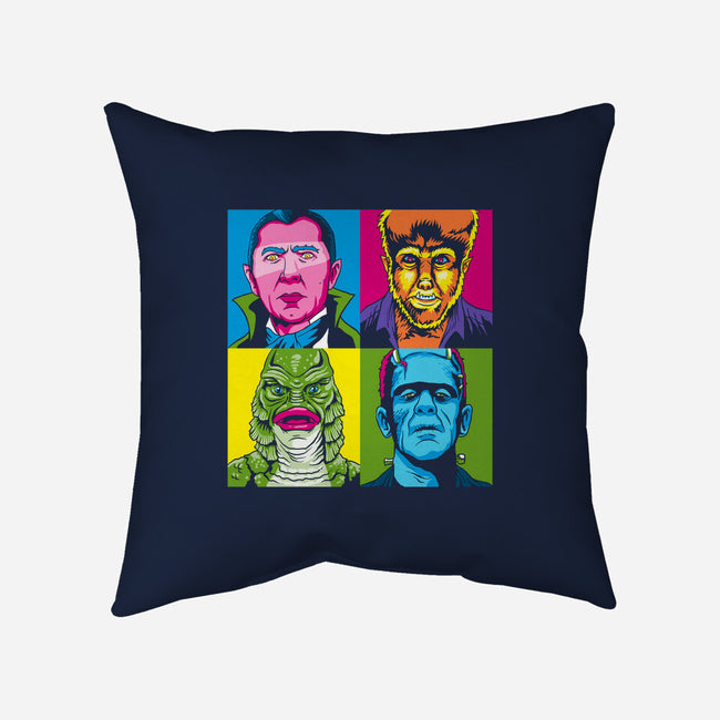 Pop Monster-none removable cover throw pillow-Andriu