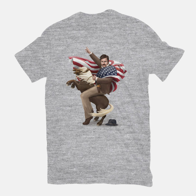 Portrait of Greatness-mens premium tee-Diana Roberts