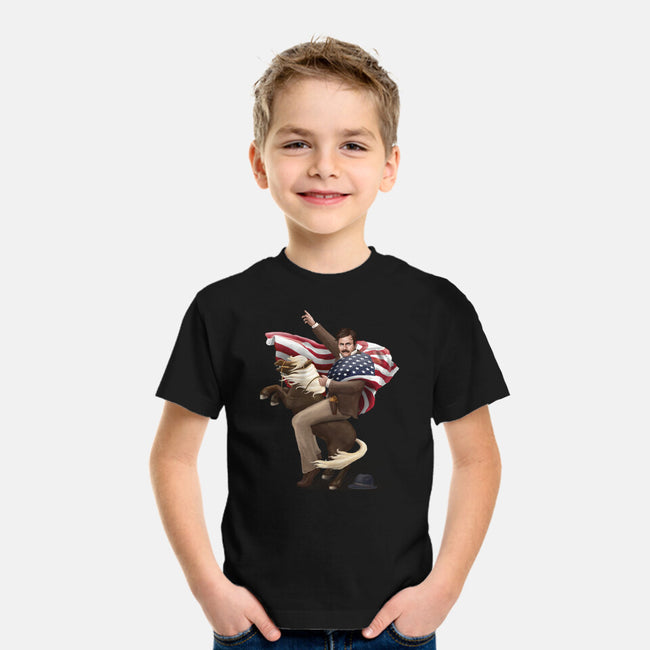 Portrait of Greatness-youth basic tee-Diana Roberts