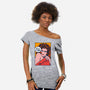 Possessed Girl-womens off shoulder tee-RBucchioni