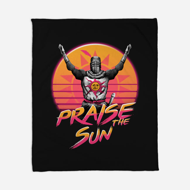 Praise the Sunset Wave-none fleece blanket-vp021