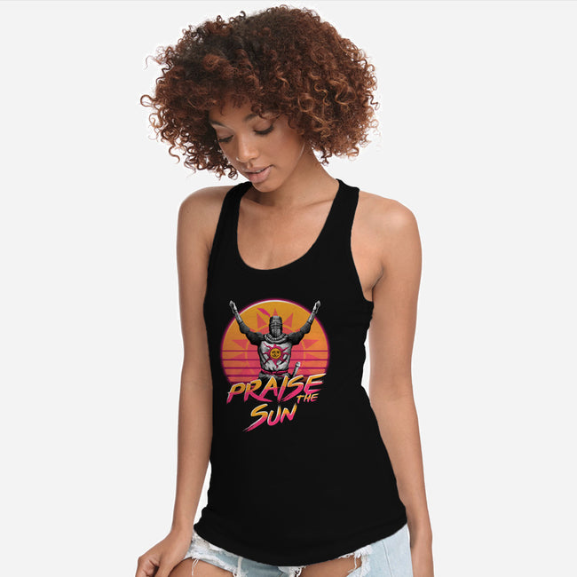 Praise the Sunset Wave-womens racerback tank-vp021