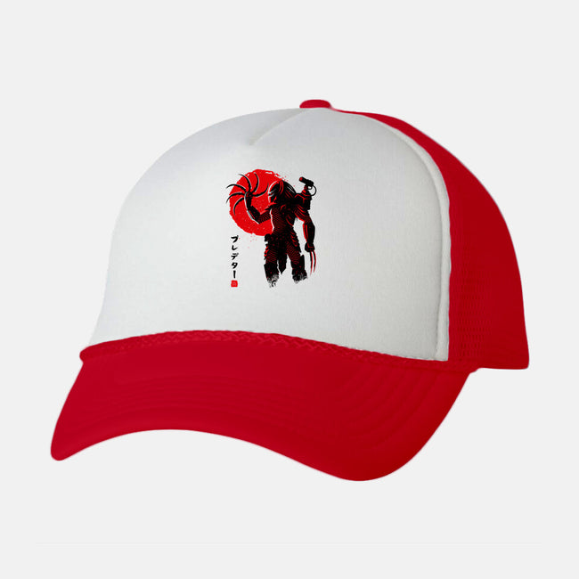 Predator Red-unisex trucker hat-albertocubatas