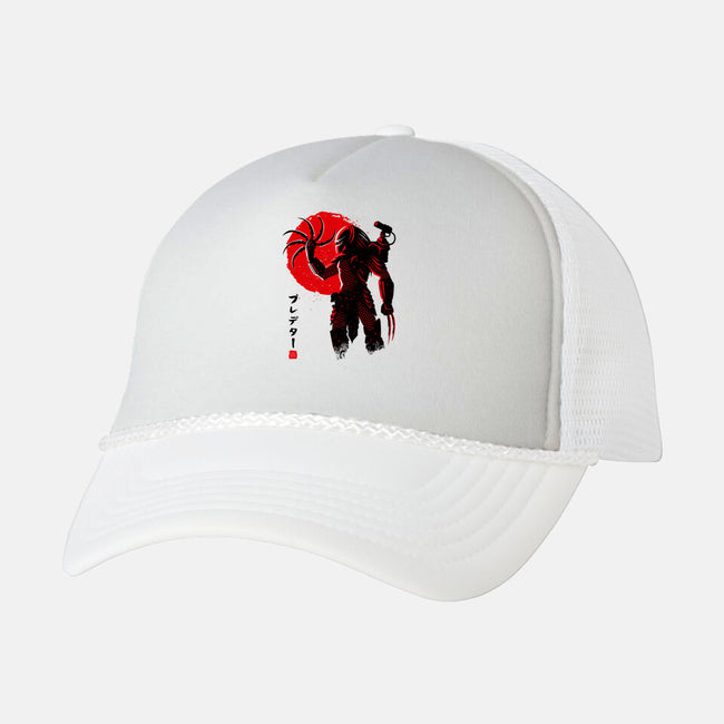 Predator Red-unisex trucker hat-albertocubatas