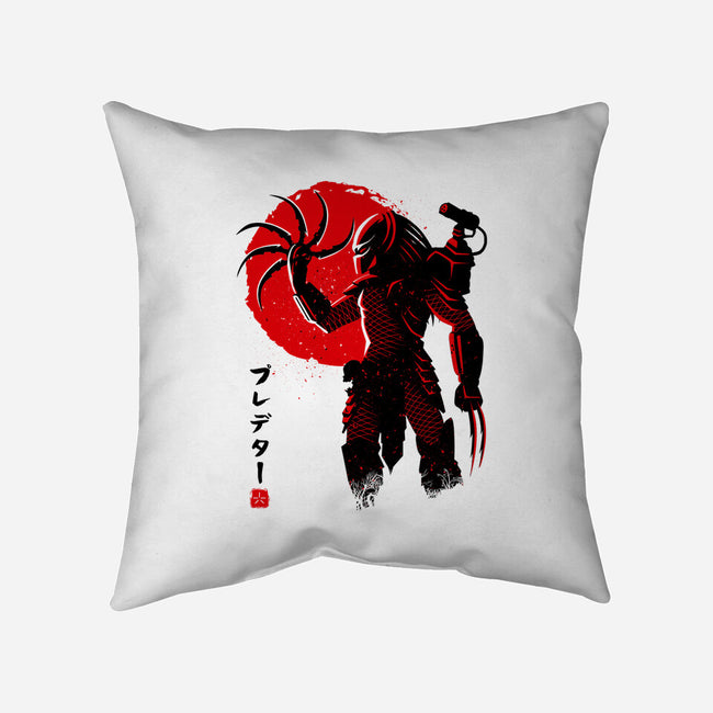 Predator Red-none removable cover w insert throw pillow-albertocubatas