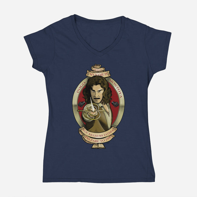Prepare to Die-womens v-neck tee-Soletine