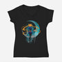 Pretty Guardian of the Galaxy-womens v-neck tee-kharmazero